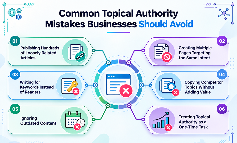 Common Topical Authority Mistakes Businesses Should Avoid